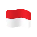 Flag: Indonesia cartoon animated emoji