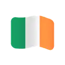 Flag: Ireland cartoon animated emoji