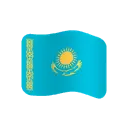 Flag: Kazakhstan cartoon animated emoji