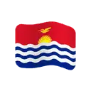 Flag: Kiribati cartoon animated emoji