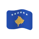 Flag: Kosovo cartoon animated emoji