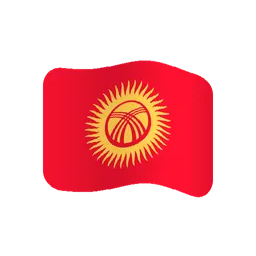 Flag: Kyrgyzstan animated emoji