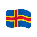Flag: Åland Islands cartoon animated emoji