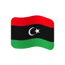 Flag: Libya cartoon animated emoji