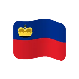 Flag: Liechtenstein animated emoji