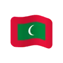 Flag: Maldives cartoon animated emoji