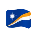 Flag: Marshall Islands cartoon animated emoji