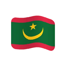 Flag: Mauritania animated emoji