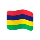 Flag: Mauritius cartoon animated emoji