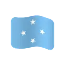 Flag: Micronesia cartoon animated emoji
