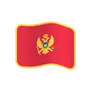 Flag: Montenegro cartoon animated emoji