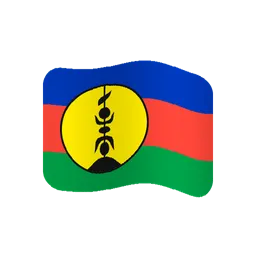 Flag: New Caledonia animated emoji
