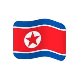 Flag: North Korea animated emoji