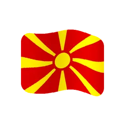 Flag: North Macedonia animated emoji