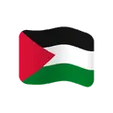 Flag: Palestinian Territories cartoon animated emoji