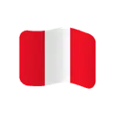 Flag: Peru cartoon animated emoji