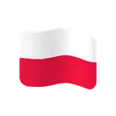 Flag: Poland cartoon animated emoji