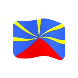 Flag: Réunion animated emoji