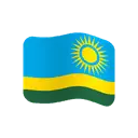 Flag: Rwanda cartoon animated emoji