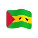 Flag: São Tomé & Príncipe cartoon animated emoji