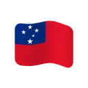 Flag: Samoa cartoon animated emoji