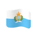 Flag: San Marino cartoon animated emoji