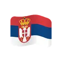 Flag: Serbia cartoon animated emoji
