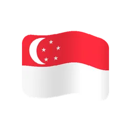 Flag: Singapore animated emoji