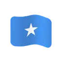 Flag: Somalia cartoon animated emoji