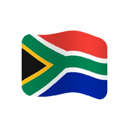 Flag: South Africa animated emoji
