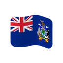 Flag: South Georgia & South Sandwich Islands cartoon animated emoji