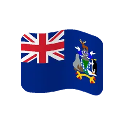 Flag: South Georgia & South Sandwich Islands animated emoji