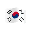 Flag: South Korea cartoon animated emoji