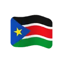 Flag: South Sudan cartoon animated emoji