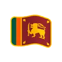 Flag: Sri Lanka cartoon animated emoji