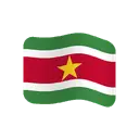 Flag: Suriname cartoon animated emoji
