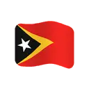 Flag: Timor-Leste cartoon animated emoji