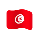 Flag: Tunisia cartoon animated emoji