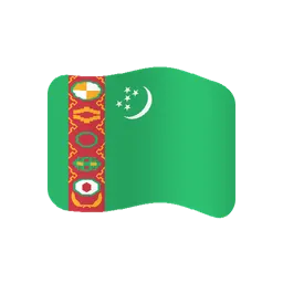 Flag: Turkmenistan animated emoji