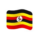 Flag: Uganda cartoon animated emoji