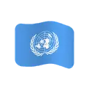 Flag: United Nations cartoon animated emoji