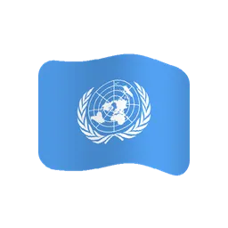 Flag: United Nations animated emoji