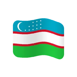 Flag: Uzbekistan animated emoji