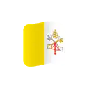 Flag: Vatican City cartoon animated emoji