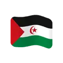 Flag: Western Sahara cartoon animated emoji