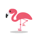 Flamingo cartoon animated emoji