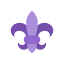 Fleur-de-lis cartoon animated emoji