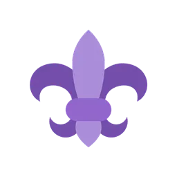 Fleur-de-lis animated emoji