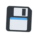 Floppy disk cartoon animated emoji