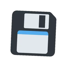 Floppy disk animated emoji